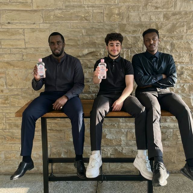 Exhibit B - Subject with associates at private gathering